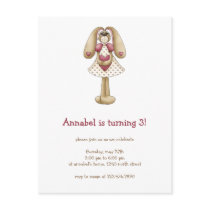 Sweet Bunnies · Bunny & Heart Postcard