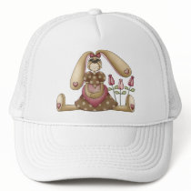 Sweet Bunnies · Bunny, Heart & Roses Mesh Hats