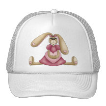 Sweet Bunnies · Bunny & Heart Trucker Hat