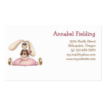 Sweet Bunnies · Bunny & Rose Business Card