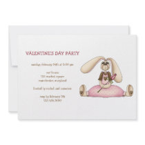Sweet Bunnies · Bunny & Rose Invitations