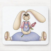 Sweet Bunnies · Bunny & Rose Mousepads