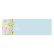 Sweet Bunny Skinny Gift Tag 2 Business Card Template