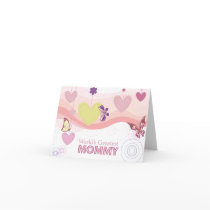 Sweet butterfly hearts world's greatest mommy card