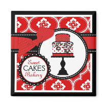 Sweet Cake Magnet Red C2
