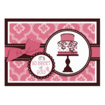Sweet Cake TY Gift Tag Business Card Template