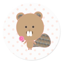 Sweet Candy Beaver Sticker
