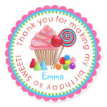 Sweet Candy Land Cupcake Lollipop Stickers