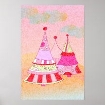 Sweet Candy Trees in Dreamland - poster