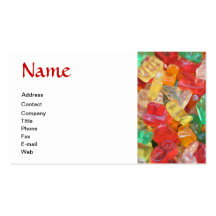Sweet card business card