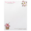 Sweet Cherry Cupcakes Business Letterhead Template