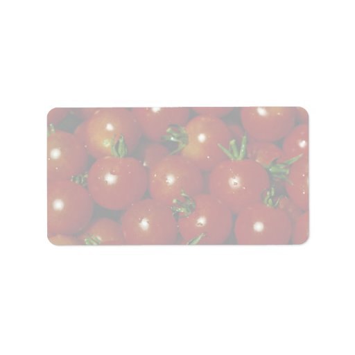 Sweet cherry tomatoes texture labels