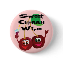 Sweet Cherry Wine Button