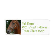 Sweet Chestnut Horse Mailing Labels
