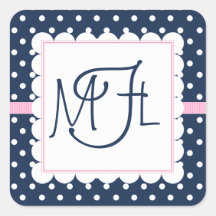 Sweet Chic Square Sticker