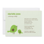 Sweet Chicks Baby Shower Invitation - Green