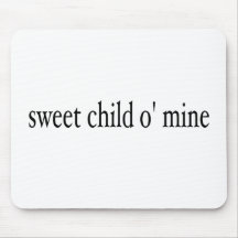 Sweet Child O Mine Mouse Mats