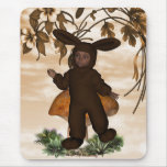 Sweet chocolate baby boy bunny 1 mouse mats