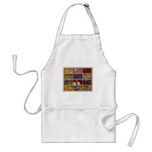 sweet colourful decoration apron