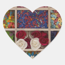 sweet colourful decoration sticker