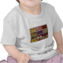 sweet colourful decoration tshirt