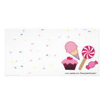 Sweet/Confetti Photo Card Template