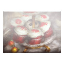 Sweet - Cupcake - Red velvet cupcakes Personalized Invites