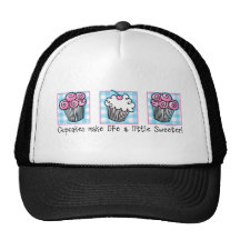 Sweet Cupcakes Mesh Hat