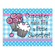 Sweet Cupcakes Postcards
