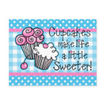 Sweet Cupcakes Recipe Card
