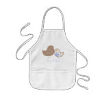 Sweet Damask Chicks Blue Boy Custom Gift Apron