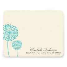 Sweet Dandelions Custom Flat Note Cards Invites