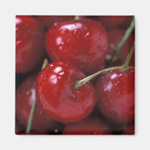 Sweet Destiny Fruit Salad Cherries Refrigerator Magnets