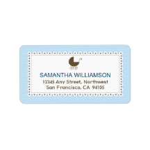 Sweet Doily Return Address Labels (pink)