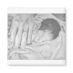 Sweet Dreams Black and White Magnet
