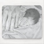 Sweet Dreams Black and White Mousepad