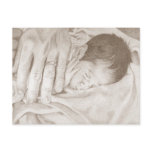 Sweet Dreams in Sepia Post Card postcards