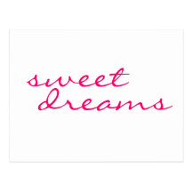 sweet dreams postcard