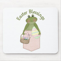 Sweet Easter Blessings Frog Pocket Tees, Gifts Mousepads