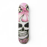 Sweet Face Skull Skateboard