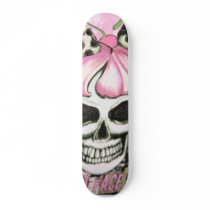 Sweet Face Skull Skateboard