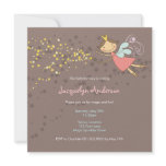 Sweet Fairy and Stars Birthday Photo Invitation