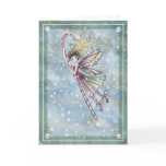 Sweet Fairy Candy Cane Christmas Card