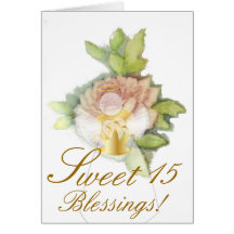 Sweet Fifteen Blessings!-Customize Cards