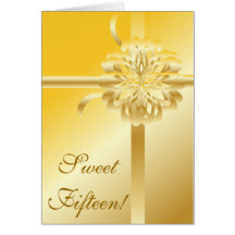 Sweet Fifteen! Invitation-Customize Card