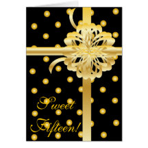 Sweet Fifteen! Invitation-Customize Greeting Cards