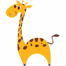 Sweet Giraffe Photo Cutout