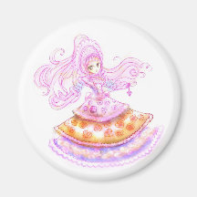 Sweet Gothic Lolita Japanese Style Harajuku Manga Magnets