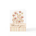 Sweet Groovy Blooms Thank You cards