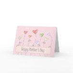 Sweet heart balloons happy mothers day card